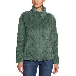 Eddie Bauer Women's Cozy Pullover Cable Knit Pattern